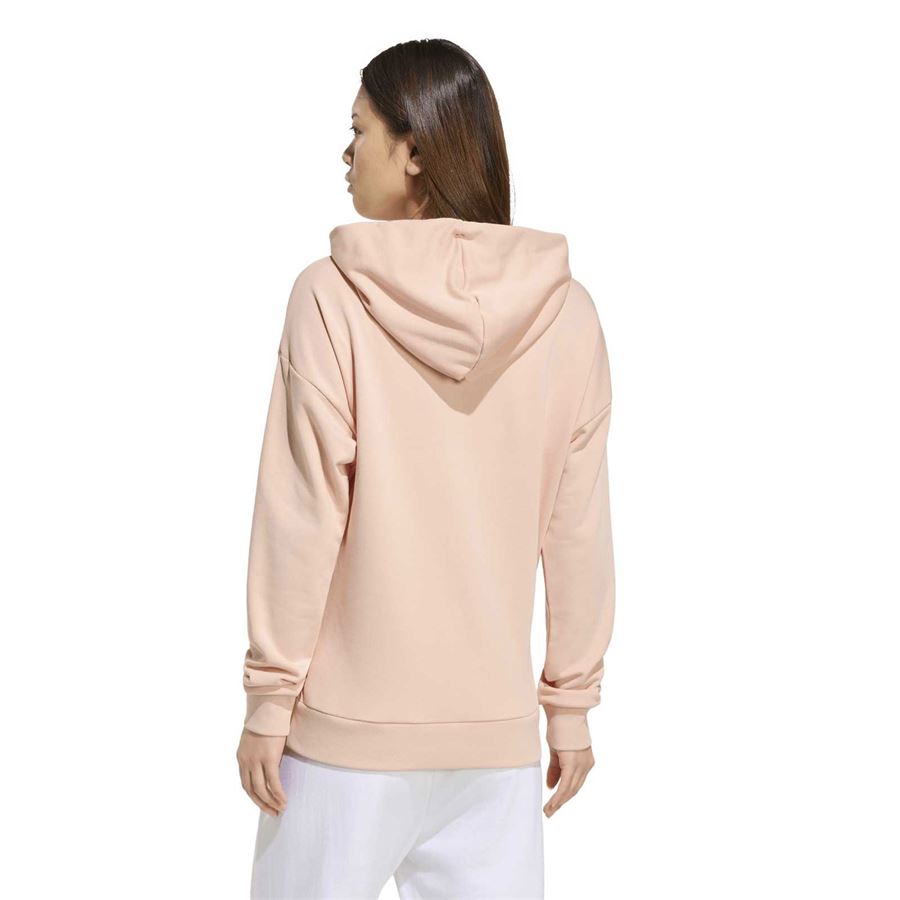 Essentials small logo french terry hoodie felpa con cappuccio da donna Adidas | KE0431X